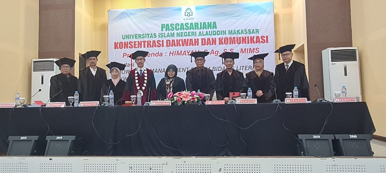 Dr. Himayah Raih Gelar Doktor dengan Disertasi 'Knowledge Management dalam Bidang Literasi Dakwah'