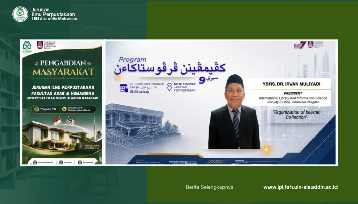 Jurusan Ilmu Perpustakaan UIN Alauddin Makassar Perkuat Kiprah Internasional melalui Pengabdian Masyarakat di UiTM Malaysia